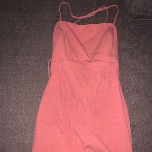 Burnt Orange short dress